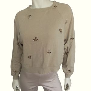 Rebellious One Sweatshirt Butterfield 🦋 Embroidery Sz Small